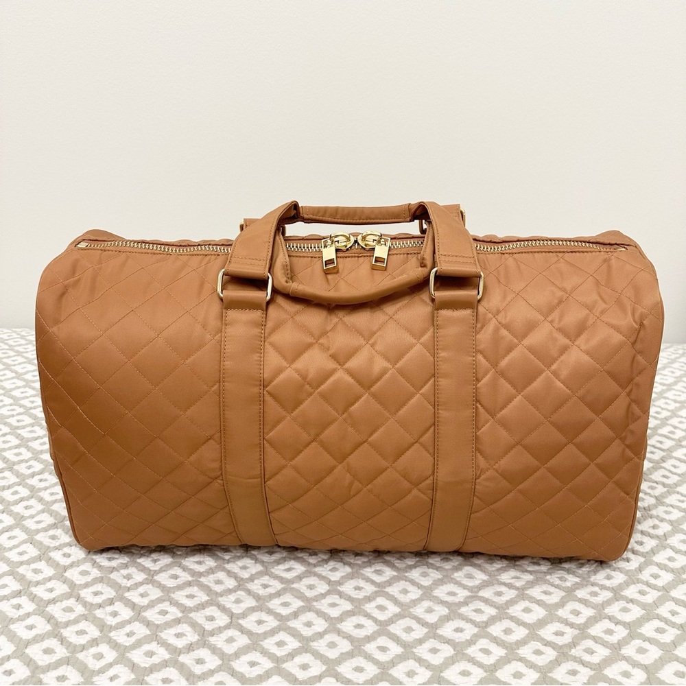Stoney Clover Lane Desert Dreams Quilted Camel Duffle